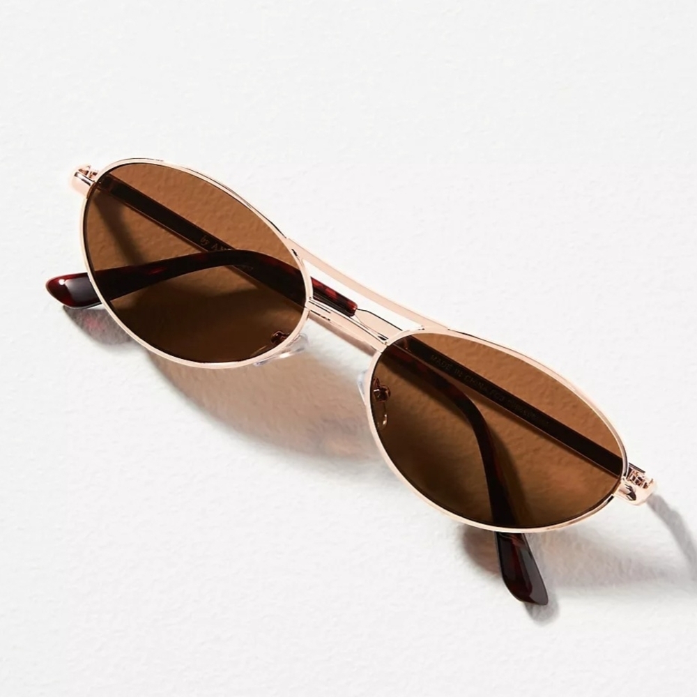 Anthropologie Oval Aviator Sunglasses